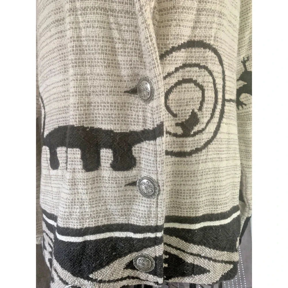 Painted Pony Jacket Horse Cowboy Southwest Western Wearable Art SZ L - Picture 5 of 6